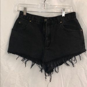 Liz Claiborne black cut-off Jean shorts